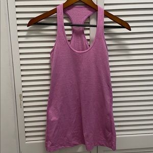 Lululemon cool racerback tank in heathered pink s4